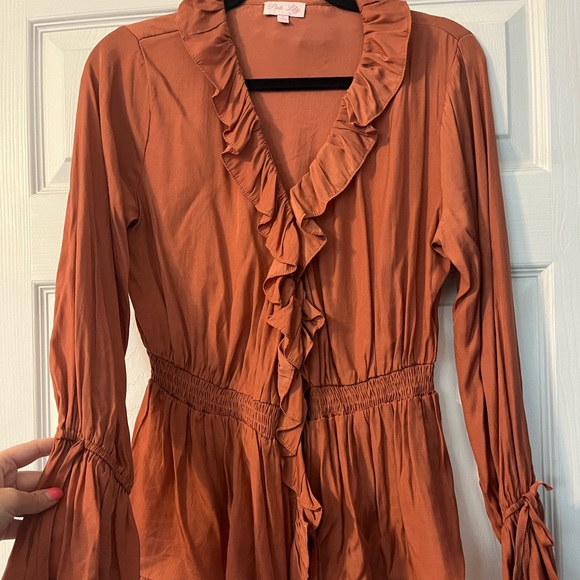 Rust blouse - Picture 2 of 3